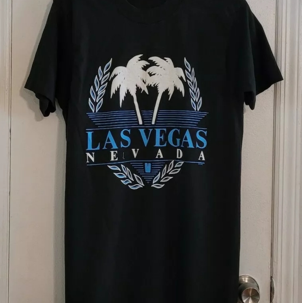 Vintage 1990s Las Vegas Screen Stars T-shirt - Lg - Picture 7 of 7